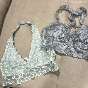 2 Bralettes AERIE AND PINK XS